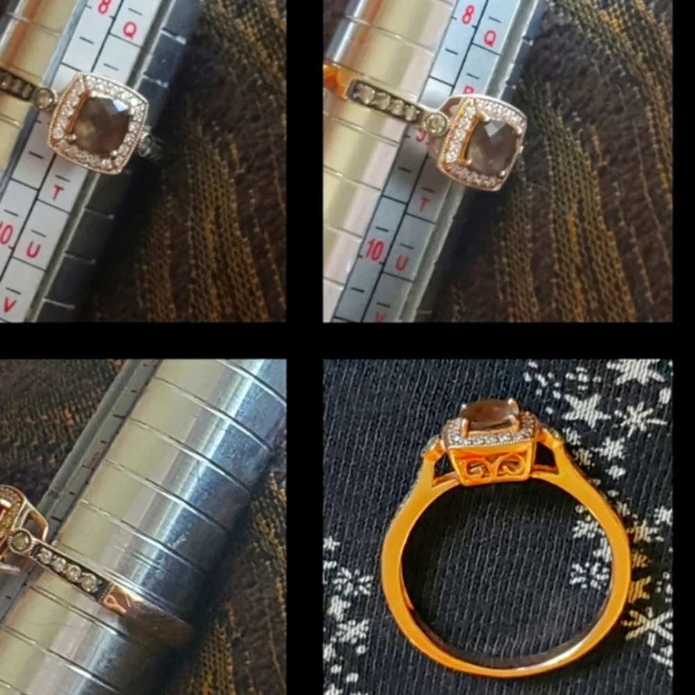 LeVian 14k Rose Gold 1ct Chocolate & Diamond ring